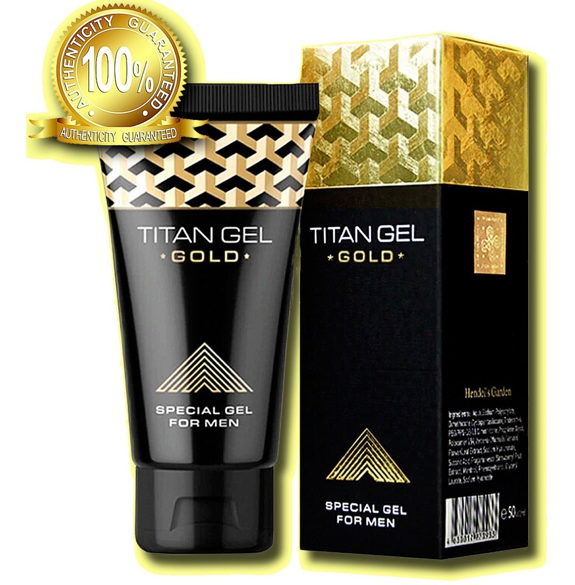 Titan Gel Gold Original De Rusia + Holograma De Autenticidad – Sayax Mexico